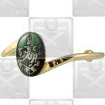 Cullen Crest Twilight New Moon Esme Gold Cuff Bracelet