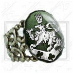 Cullen Family Crest Twilight New Moon Bella Esme Ring green
