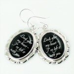 Edward Cullen Look After Heart Twilight Charm Earrings