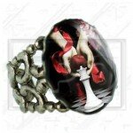 New Moon Breaking Dawn Twilight Eclipse Book Cover Ring