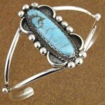 Twilight Bella Turquoise Silver Native America Bracelet
