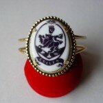 Twilight Cullen Crest Gold Cuff Bracelet