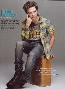 Роберт Паттинсон: в журнале Elle, Япония, сентябрь 2010